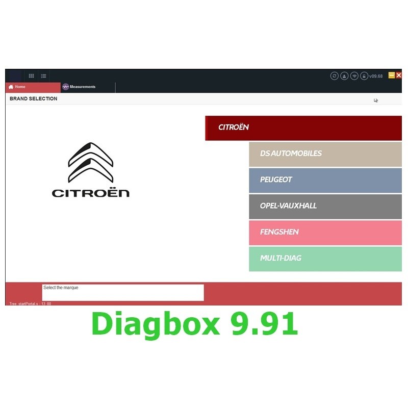 DiagBox 9.91 VMware 03.2021